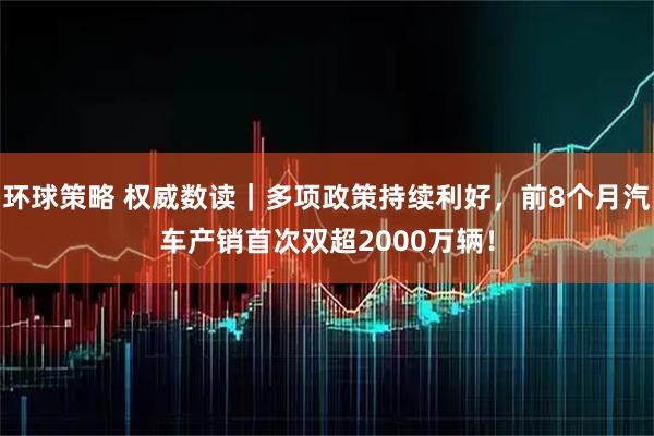 环球策略 权威数读｜多项政策持续利好，前8个月汽车产销首次双超2000万辆！