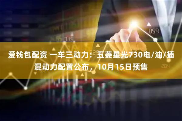 爱钱包配资 一车三动力：五菱星光730电/油/插混动力配置公布，10月15日预售